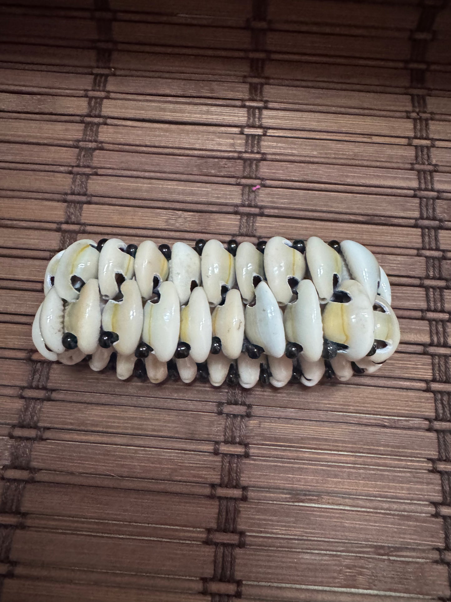 PULSERA DOBLE CAURIS/ CARACOLAS