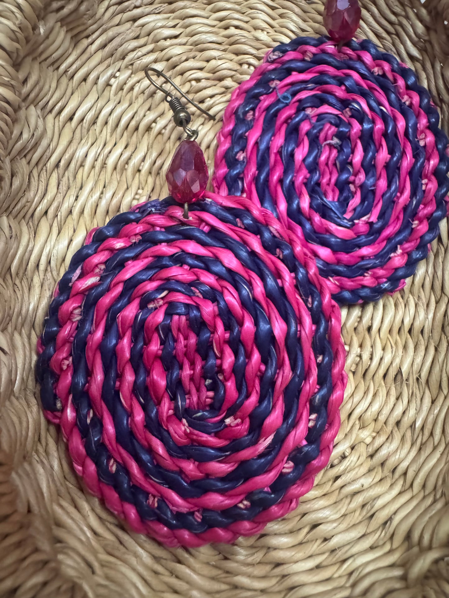 PENDIENTES FIBRAS NATURALES