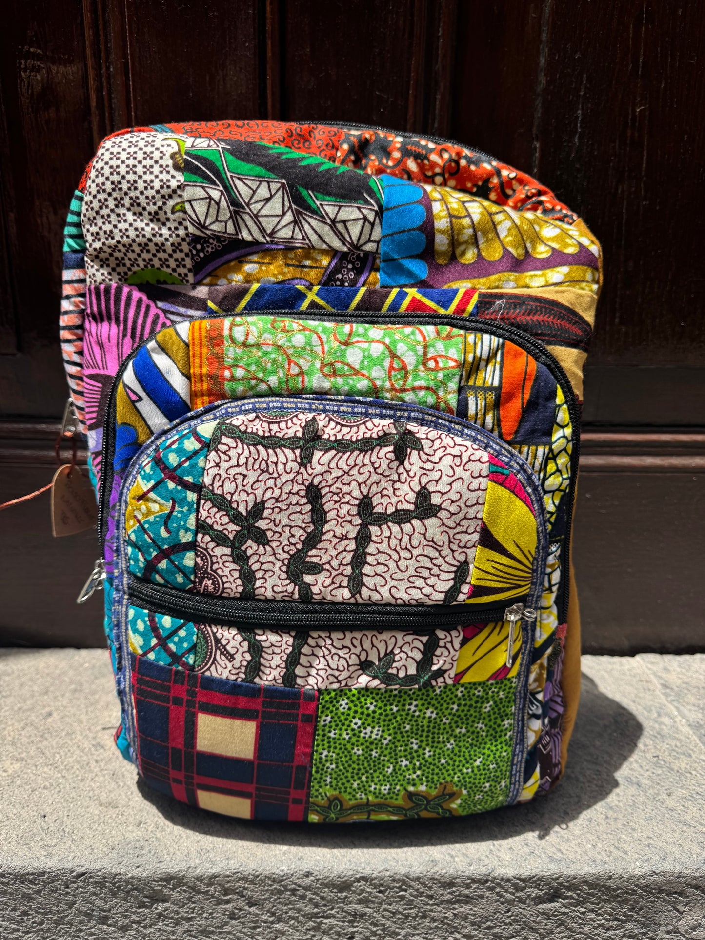 MOCHILA ARTESANAL GRANDE WAX AMA OBRONI