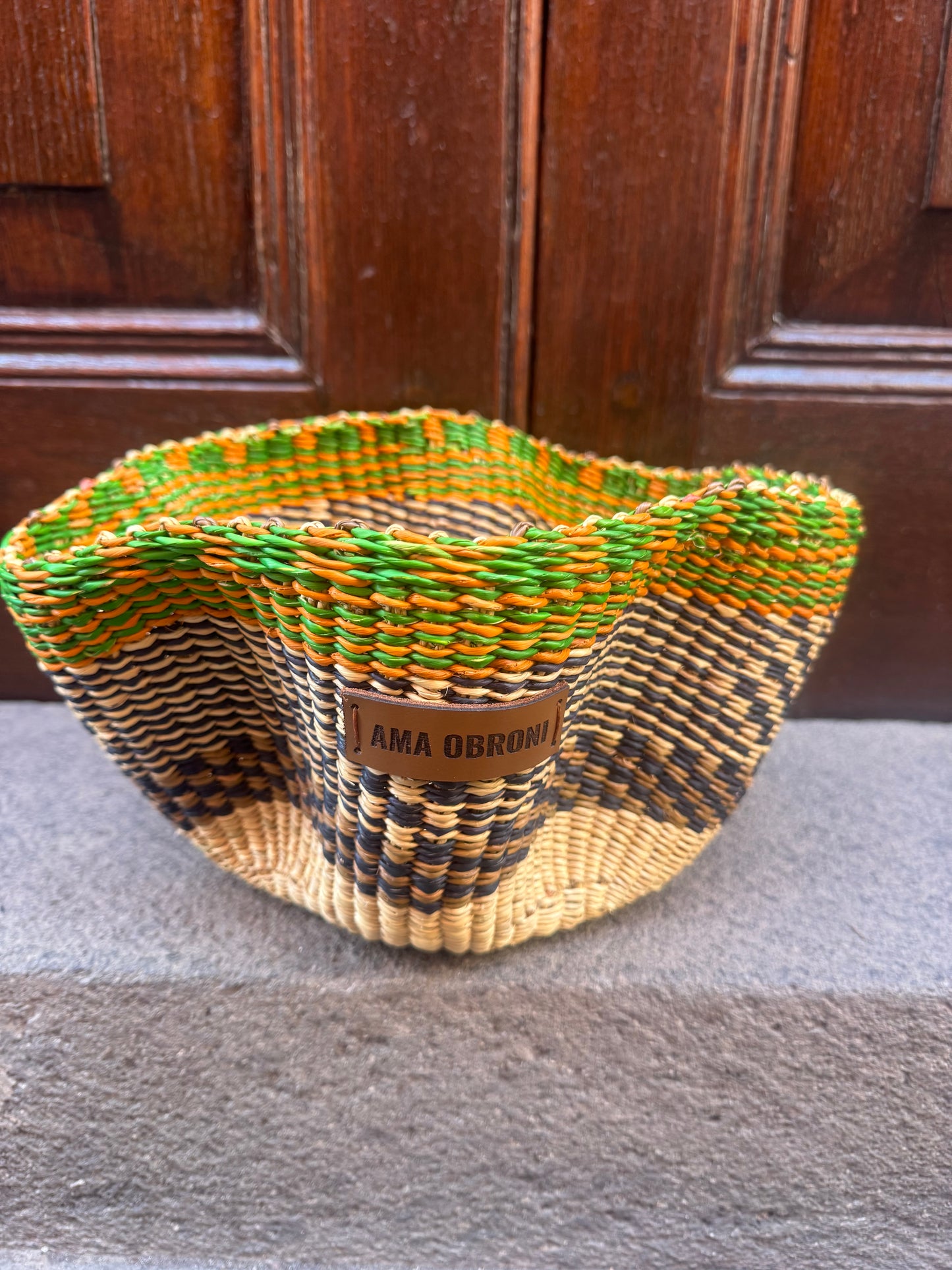 CESTA ESPIRAL ARTESANAL AMA OBRONI