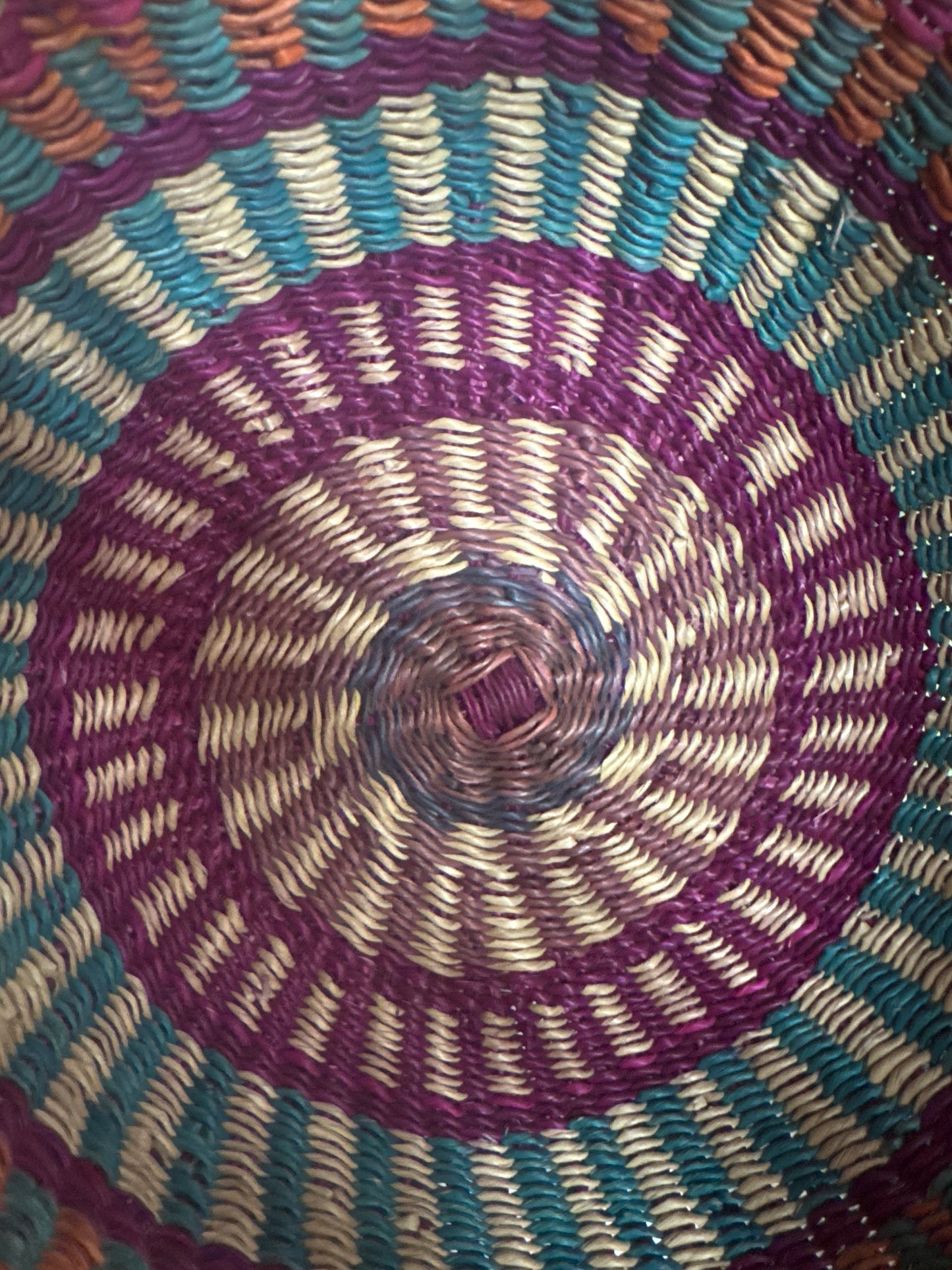CESTA REDONDA  ARTESANAL AMA OBRONI