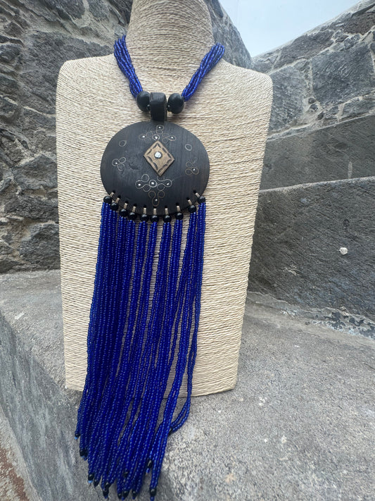 COLLAR MADERA Y BRONCE