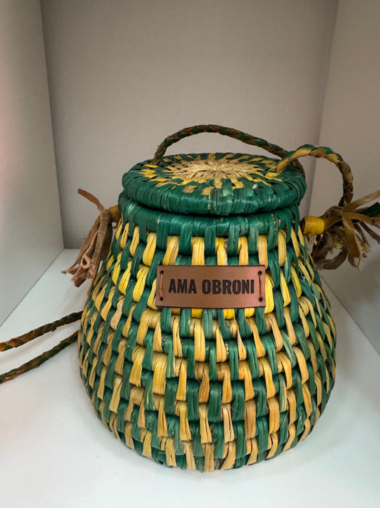 BOLSO MINI-POT  artesanal  AMA OBRONI