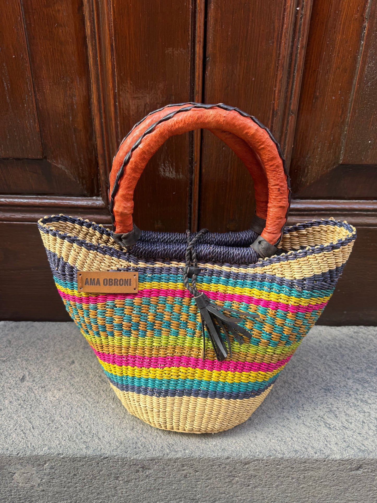 Bolso artesanal AMA OBRONI