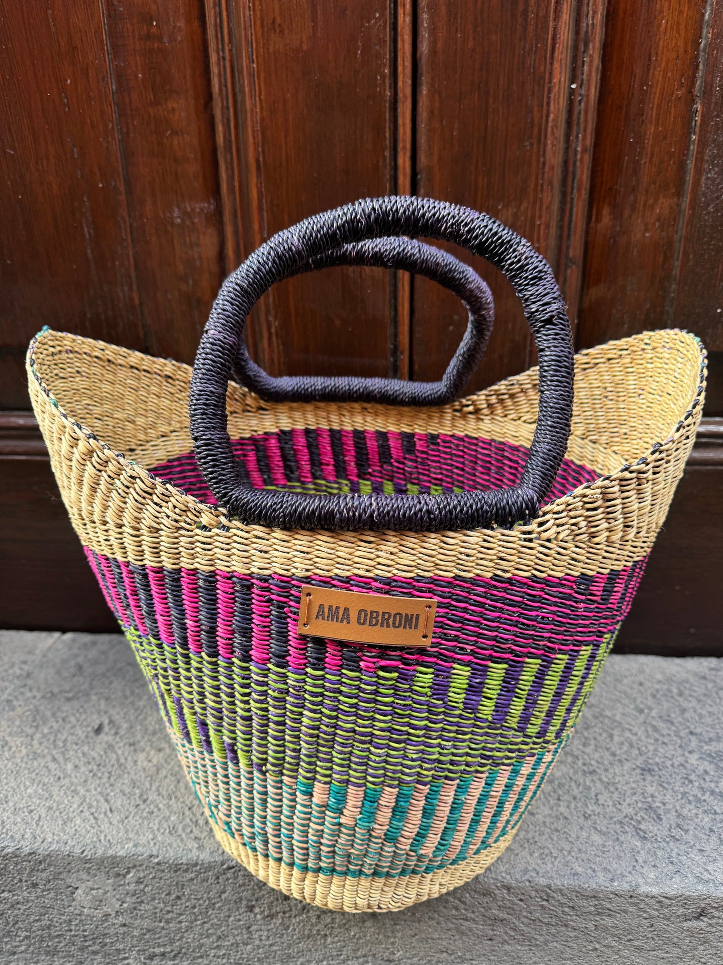 Bolso artesanal AMA OBRONI