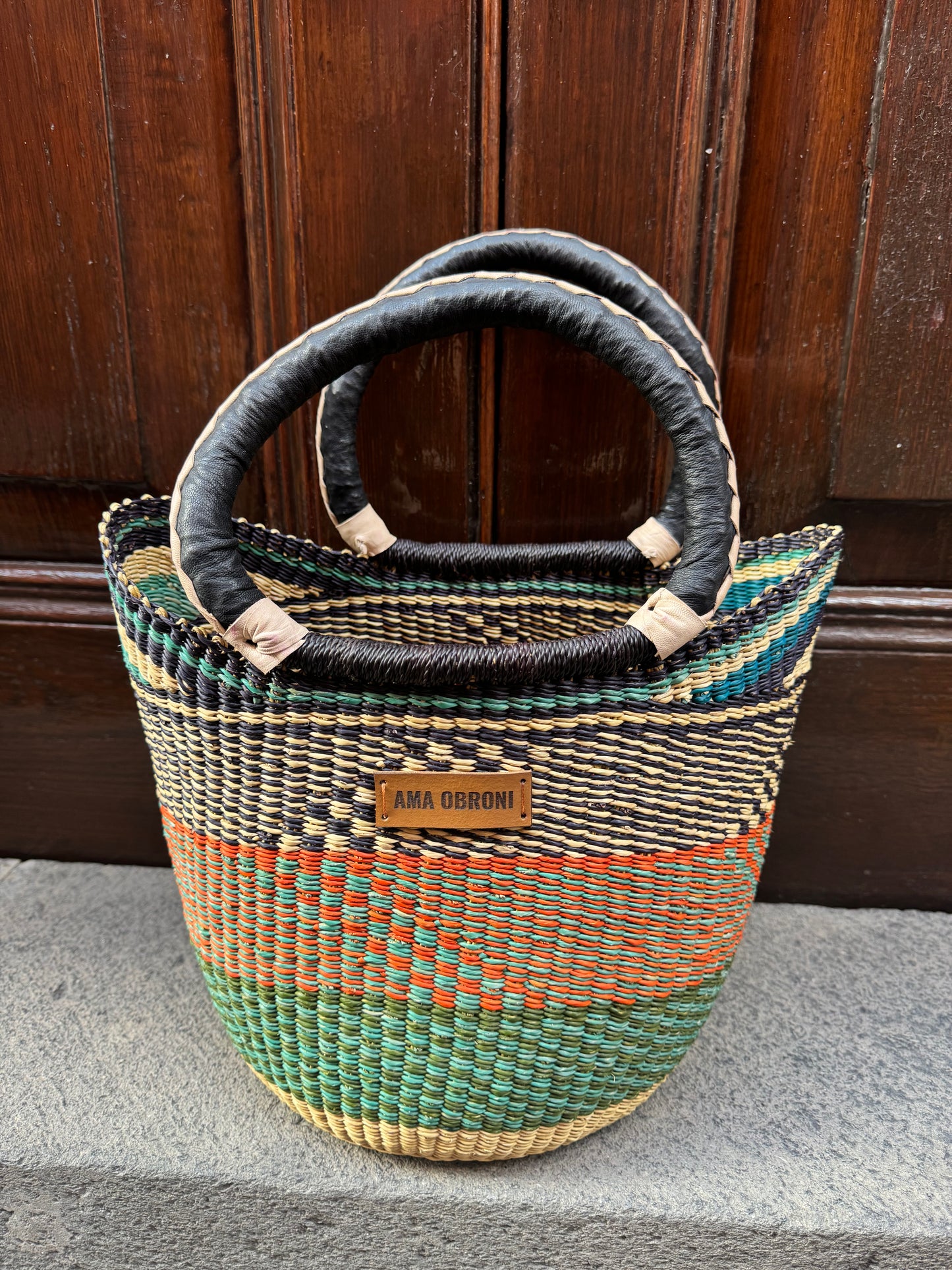 Bolso artesanal AMA OBRONI
