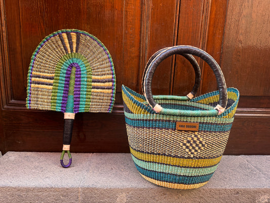 Bolso artesanal y PAI PAI AMA OBRONI