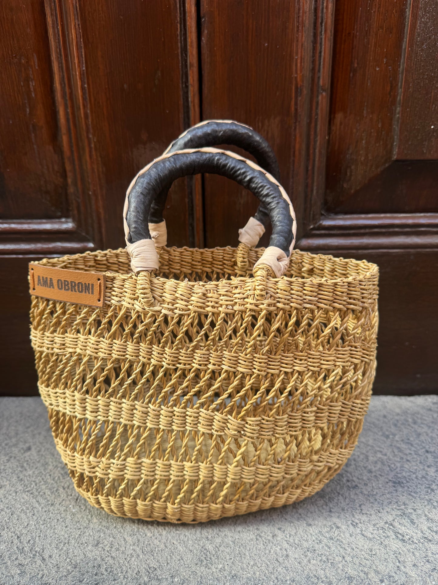 Bolso artesanal AMA OBRONI