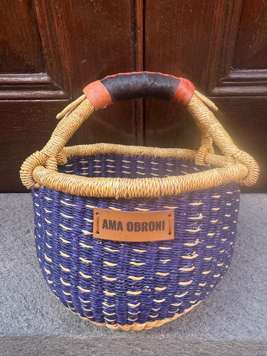 CESTA REDONDA  ARTESANAL AMA OBRONI
