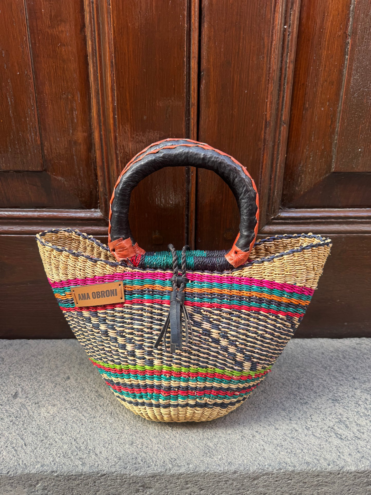 Bolso artesanal AMA OBRONI
