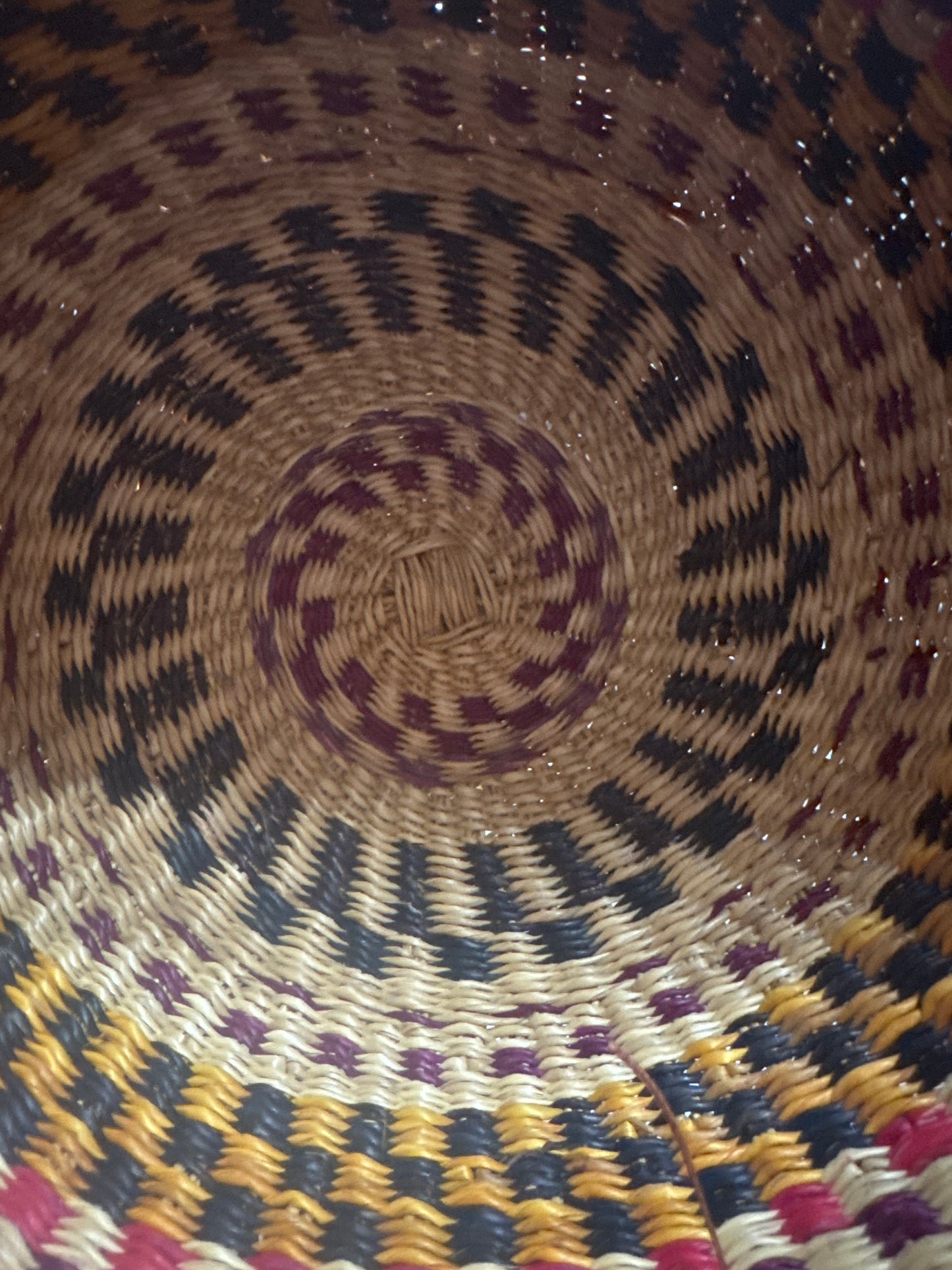 CESTA REDONDA  ARTESANAL AMA OBRONI
