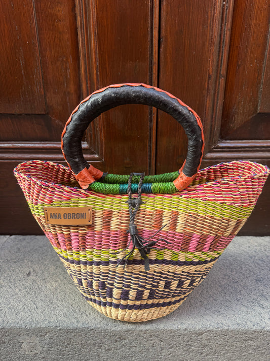 Bolso artesanal AMA OBRONI