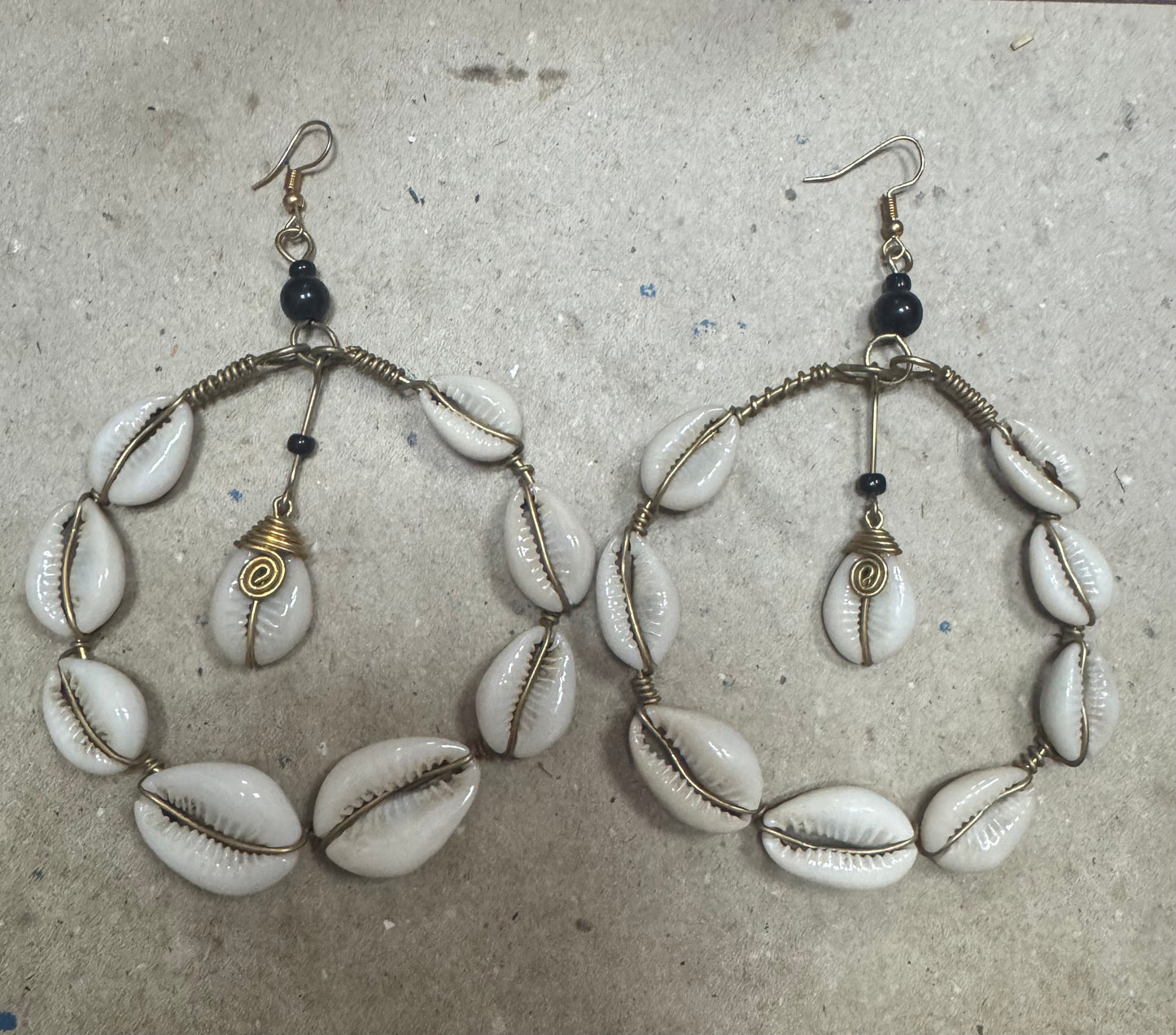PENDIENTES ARTESANOS CARACOLAS