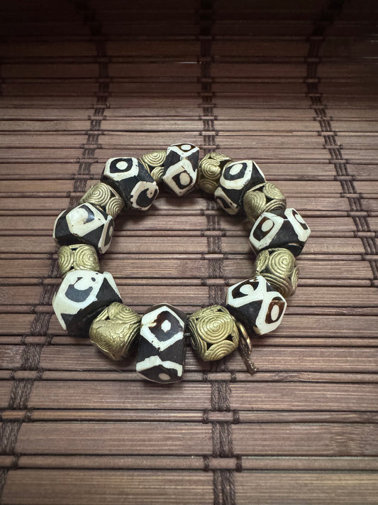 PULSERA HUESO/ BRONCE