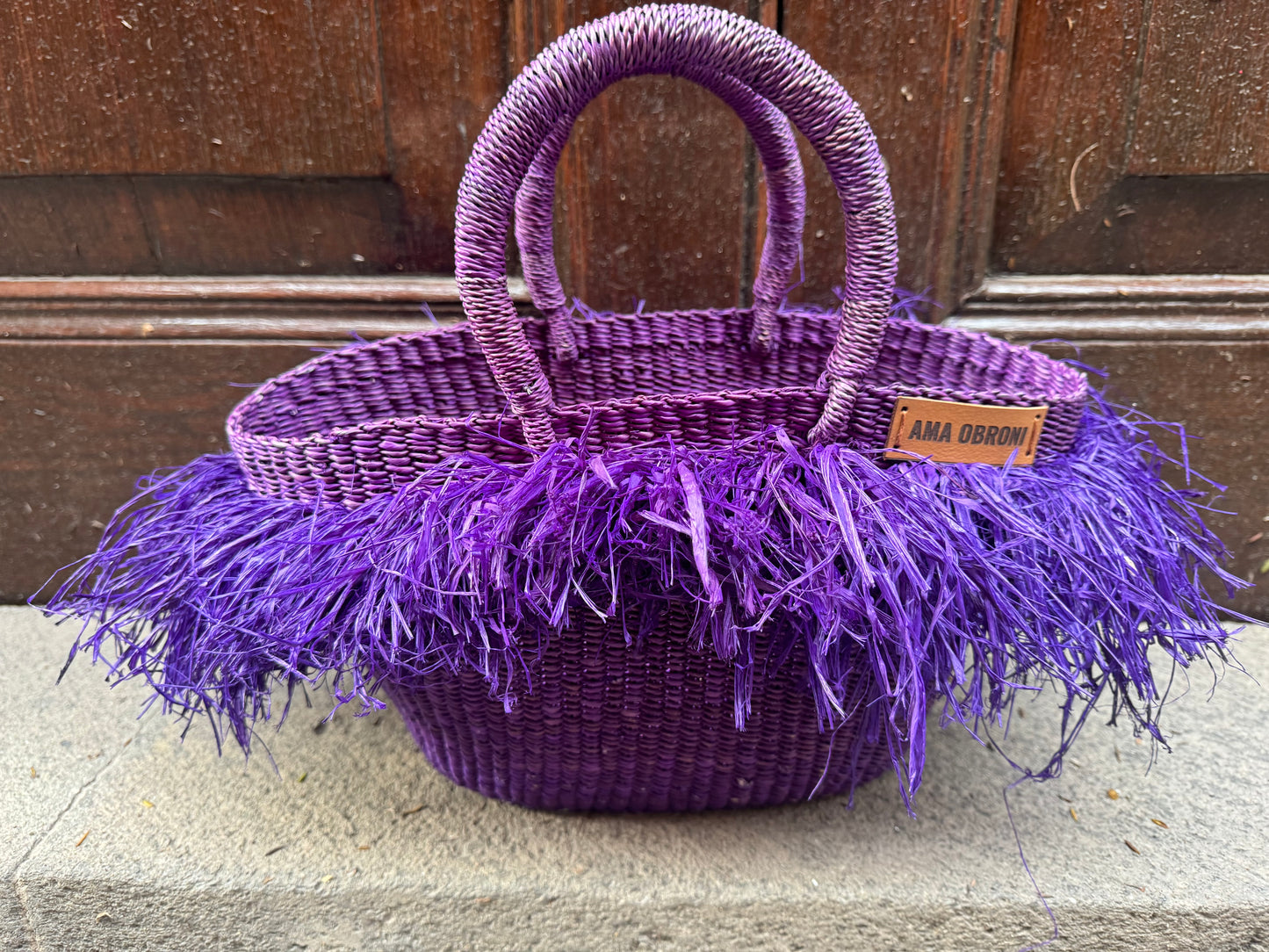 Bolso artesanal AMA OBRONI