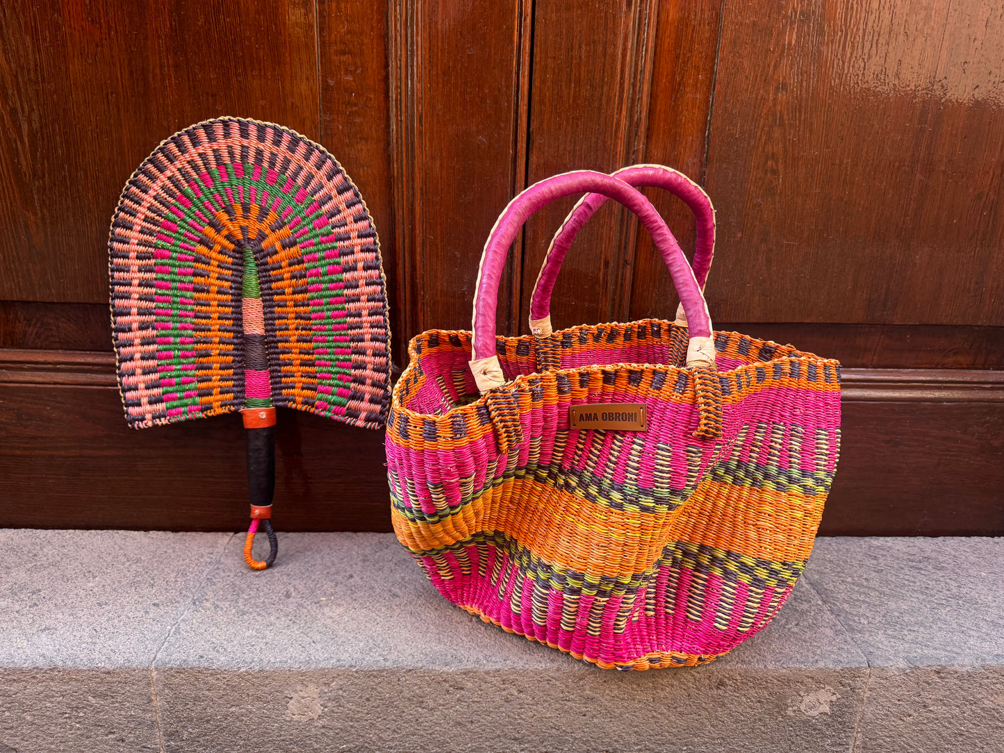 Bolso artesanal + PAI PAI AMA OBRONI