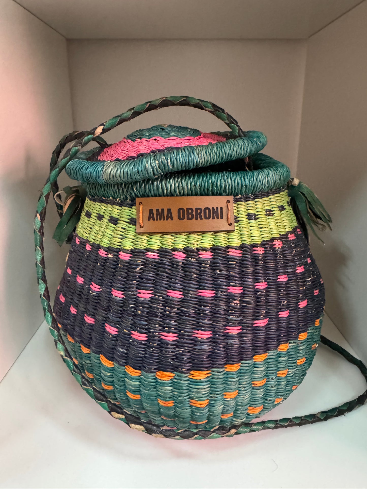Bolso artesanal MAX-POT AMA OBRONI