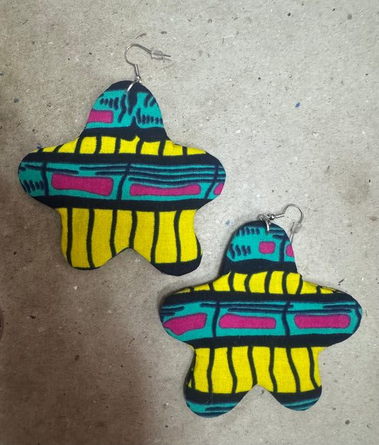 PENDIENTES DE TELA WAX