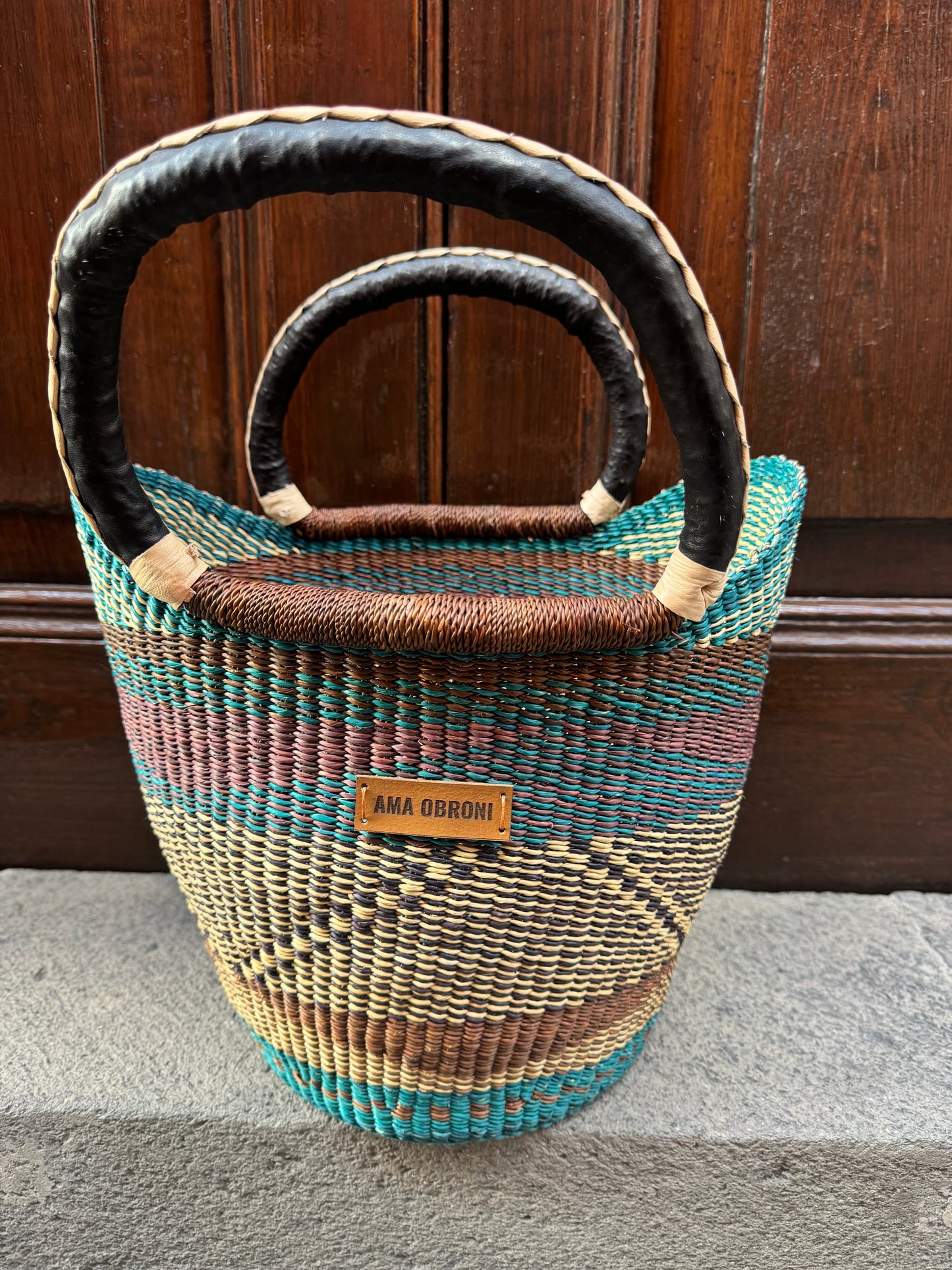 Bolso artesanal AMA OBRONI