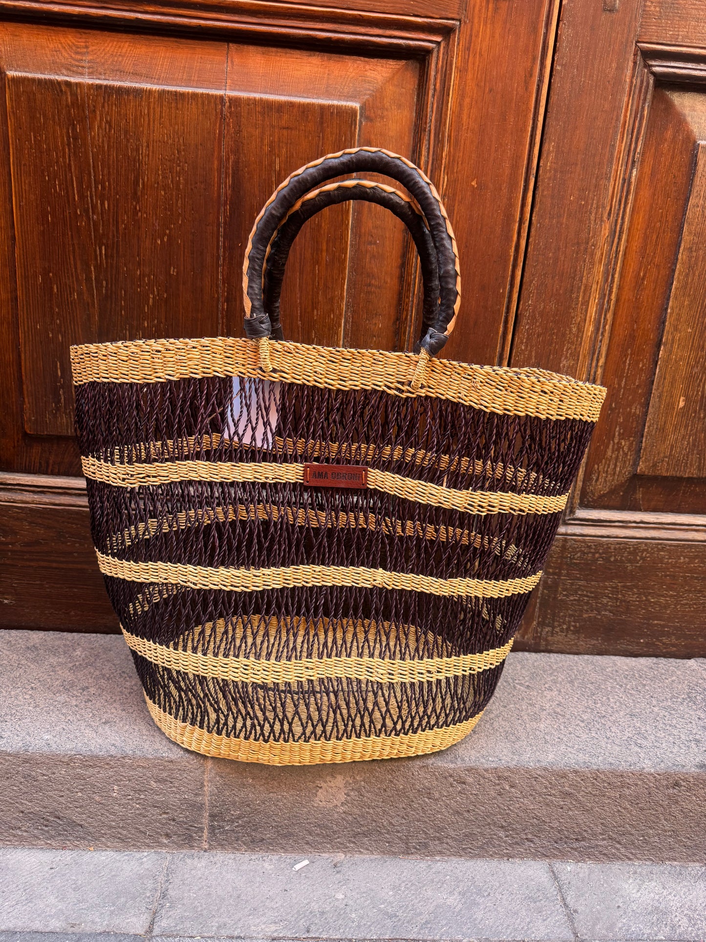 Bolso artesanal AMA OBRONI