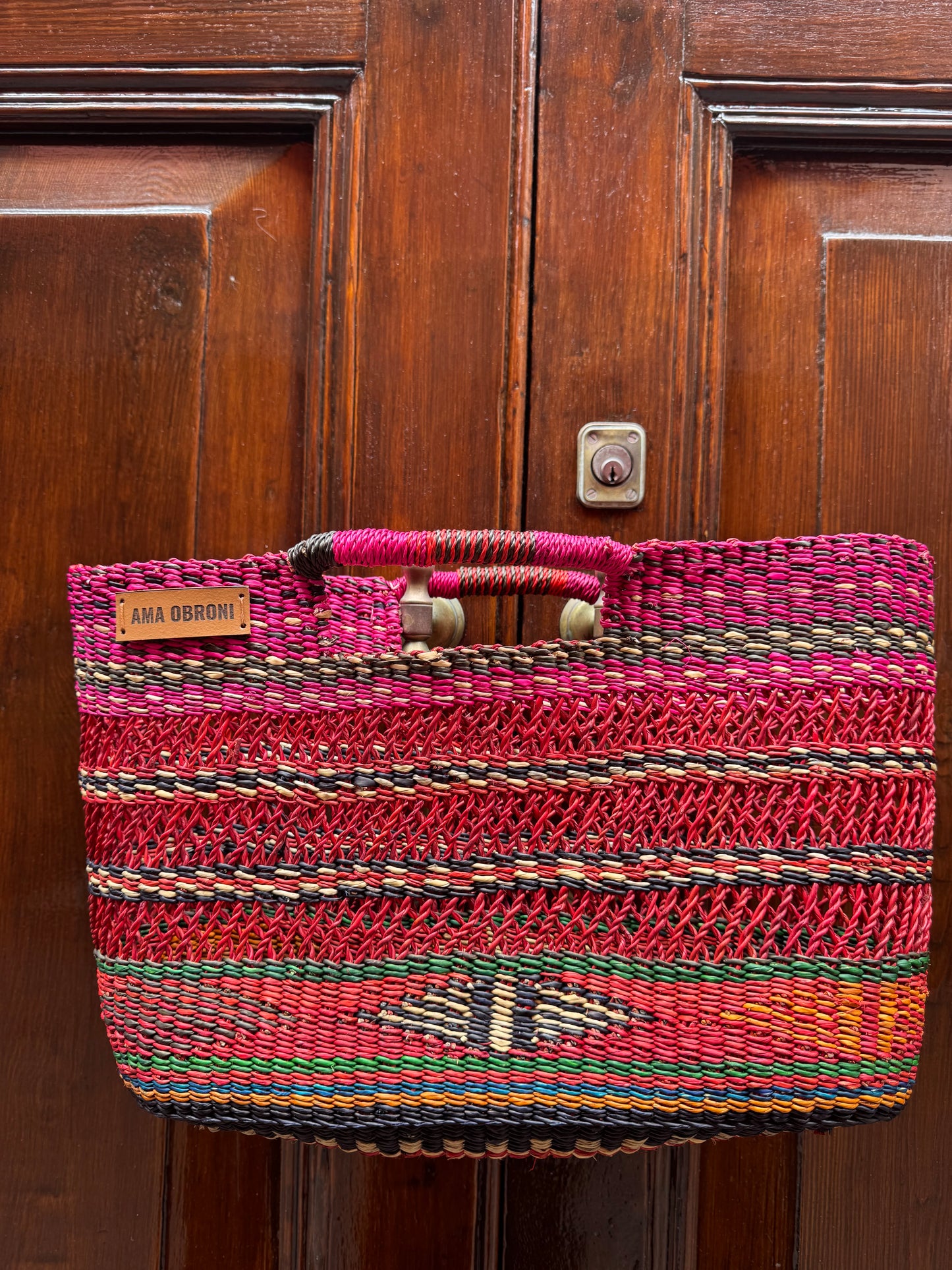 Bolso artesanal AMA OBRONI