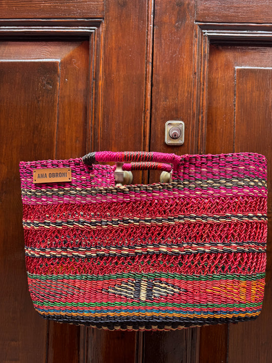 Bolso artesanal AMA OBRONI