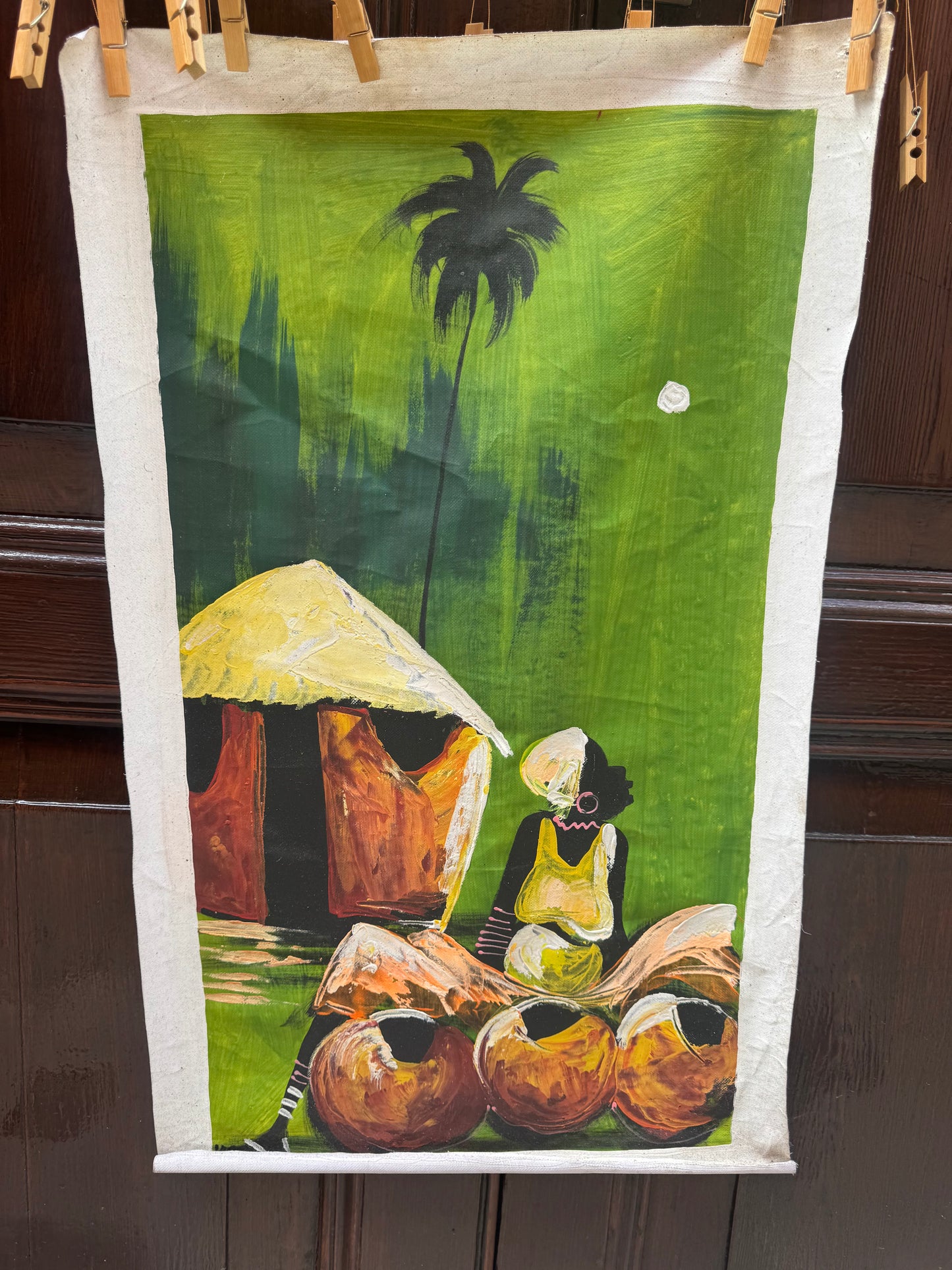 LÁMINA DECO MUJER AFRICANA