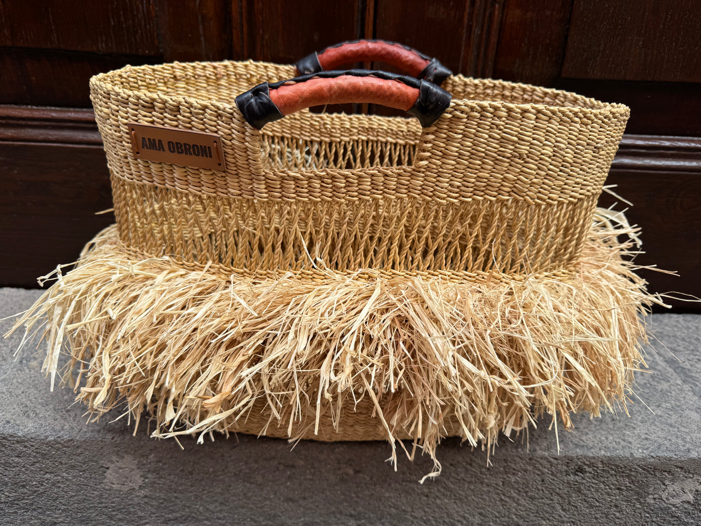Bolso artesanal AMA OBRONI
